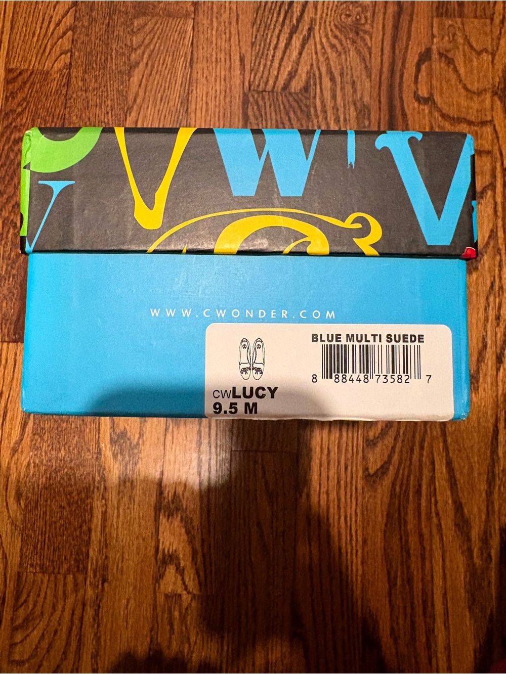 C. Wonder Navy Suede Loafers with Embroidered Multicolor Elephants - Picture 6 of 7